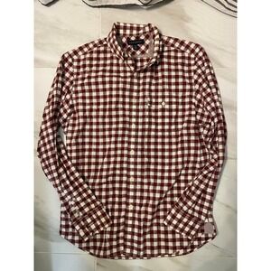 Men’s banana republic size medium dress shirt button down plaid